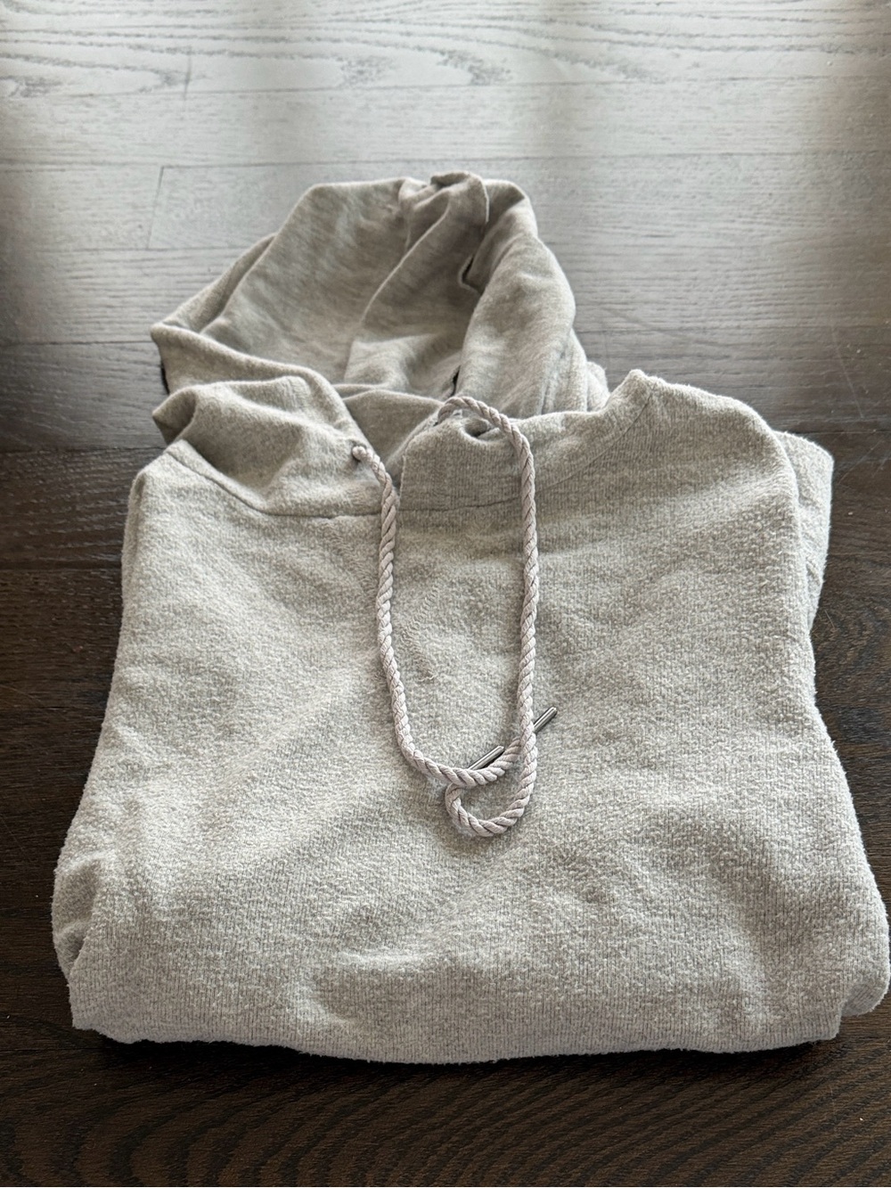 Light Gray Womens Hoodie Sweater - Casual Pullover